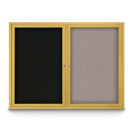 United Visual Products Corkboard, Amethyst/ White, 48" x 36" UV431H-WHITE-AMETHY